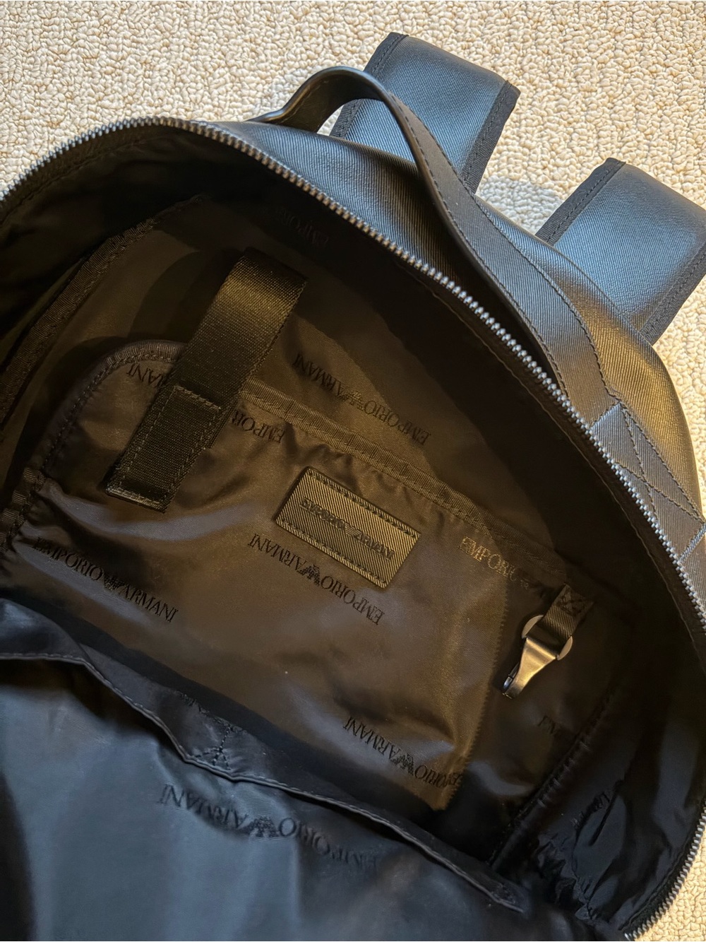 Armani Leather Backpack - Picture 5 of 6